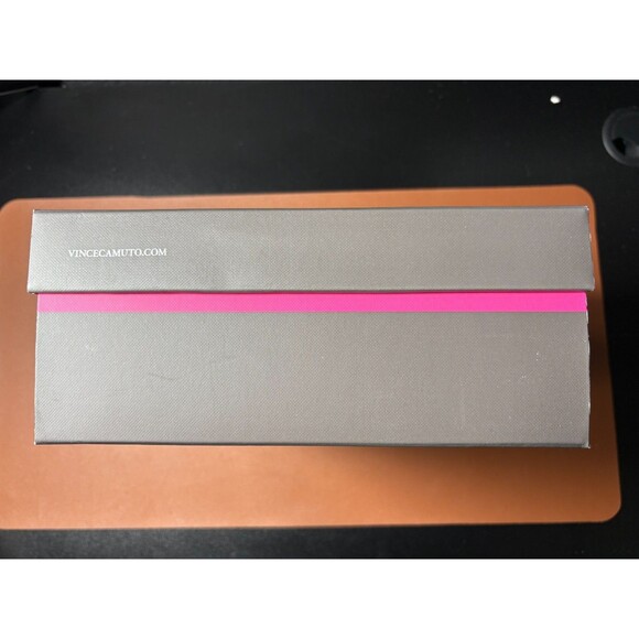 Vince Camuto Vc-Winderly Ankle Strap Block Heels Buff Baby Sheep Leather 9M - Picture 11 of 16